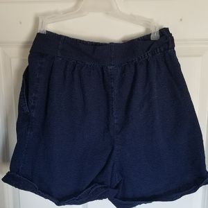 A new day blue high waisted shorts